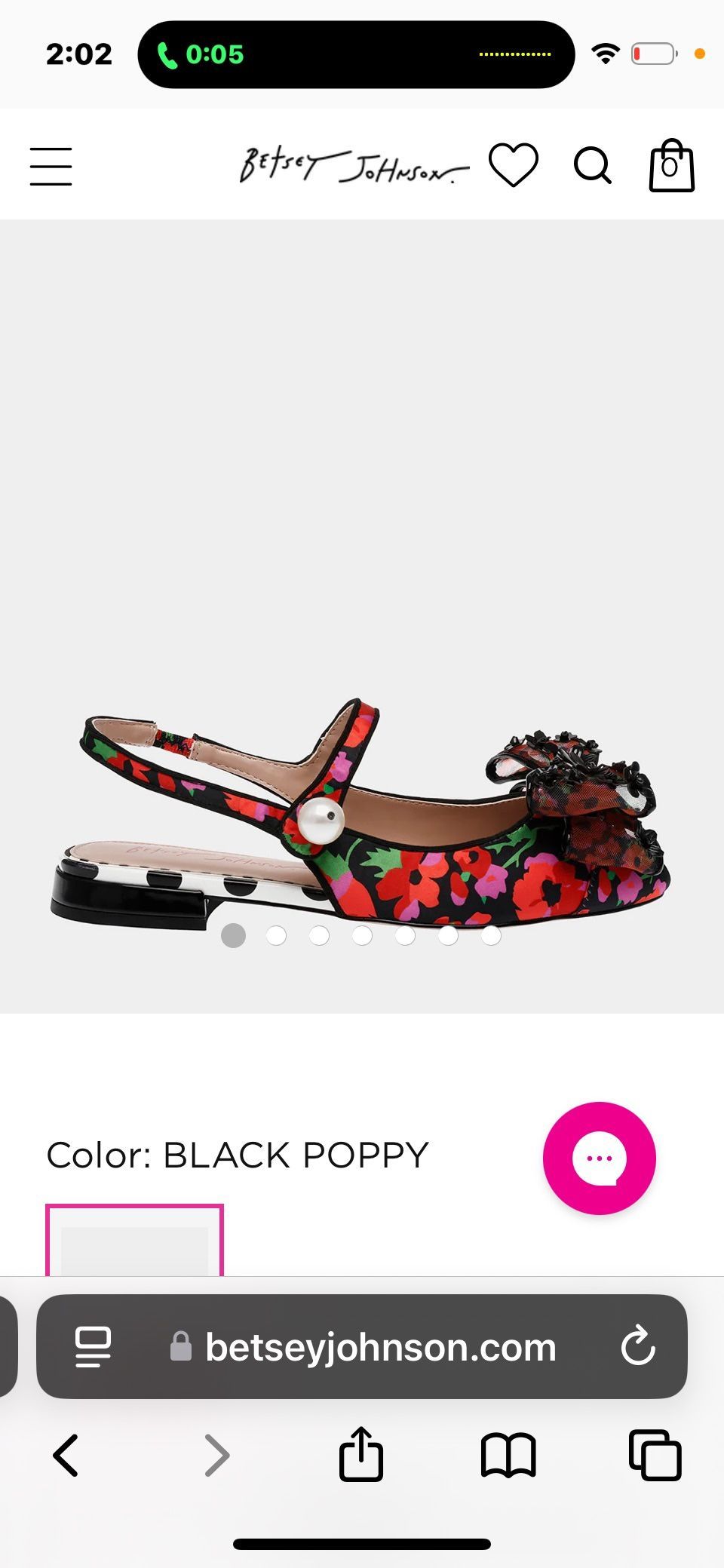 Betsy Johnson Shoe-LIVY BLACK POPPY
