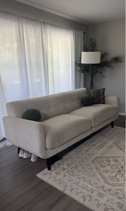 beige couch