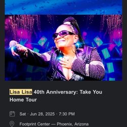 Lisa Lisa 40th Anniversary Tour