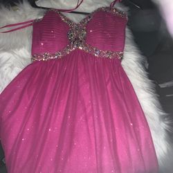 Pink Sparkly Bling Dress