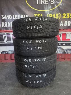 265 70 17 SET 4 ALL TERRAIN NITO POR 380