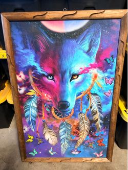 Wolf dream catcher
