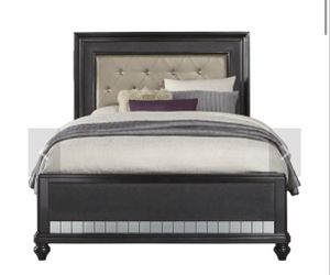 ***SOFIA VERGARA PARIS BED FRAME QUEEN, 2 SIDE TABLES ***