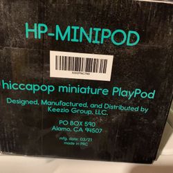 NEW Hiccapop Mini PlayPod – Baby Travel Playpen