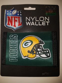 Green Bay Packers Logo Nylon Wallet
