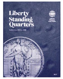 Standing Liberty Quarters 1916 thru 1930 Brand New Whitman Coin Album!!~(IVID#1609)