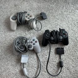 3 Sony PlayStation 1 controllers, $20 each