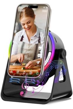 Wireless induction speaker, mobile phone charger (Brand New)