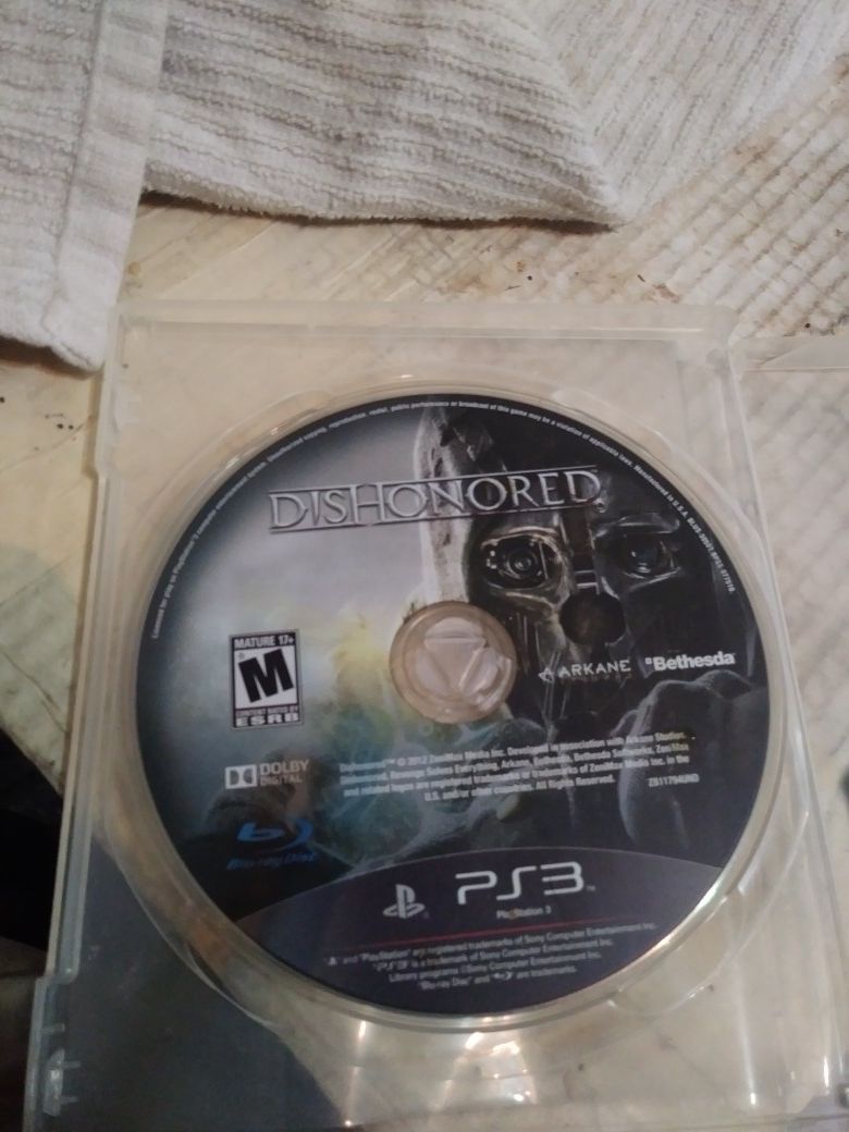 DISHONOR DISCHARGED PS3