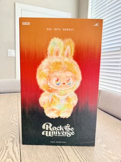 POP MART THE MONSTERS Big into Energy Series ROCK THE UNIVERSE Vinyl Plush Doll - NEW