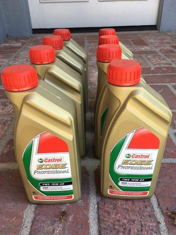 Castrol edge professional TWS 10-60 engine oil 8 x 1L