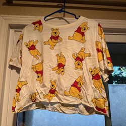 Winnie the Pooh crop shirt
