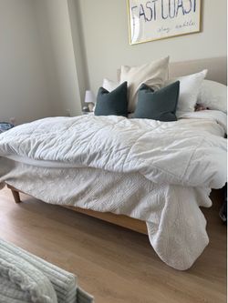 Queen Bed and Bed Frame