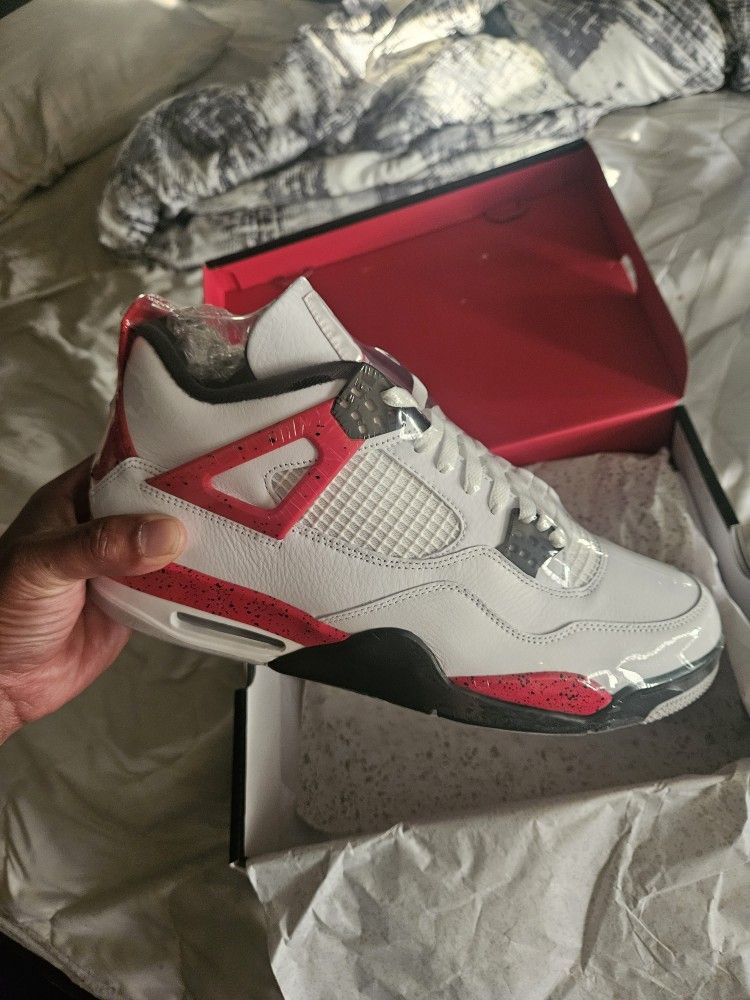 Jordan Retro 4 "Red Cement"!!! DS! Size 12!!! 230.00$