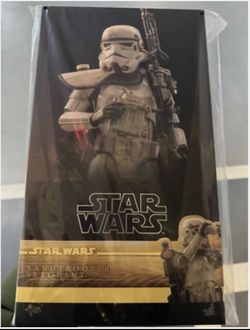 New in box Hot Toys Star Wars 1/6 Stormtrooper Sergeant figure
