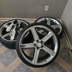 3 Chrome Iroc Wheels For Sale 1200.00