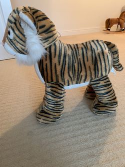 Huge stuffed animal tiger