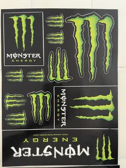 Sheet Of Sticker Decals.
