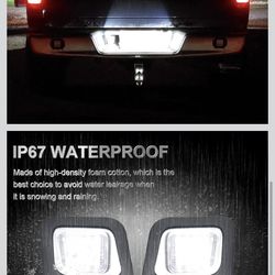 Led License Plate Light For 2003 / 2018 Ram