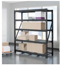 Whalen Steel black industrial racks!!!