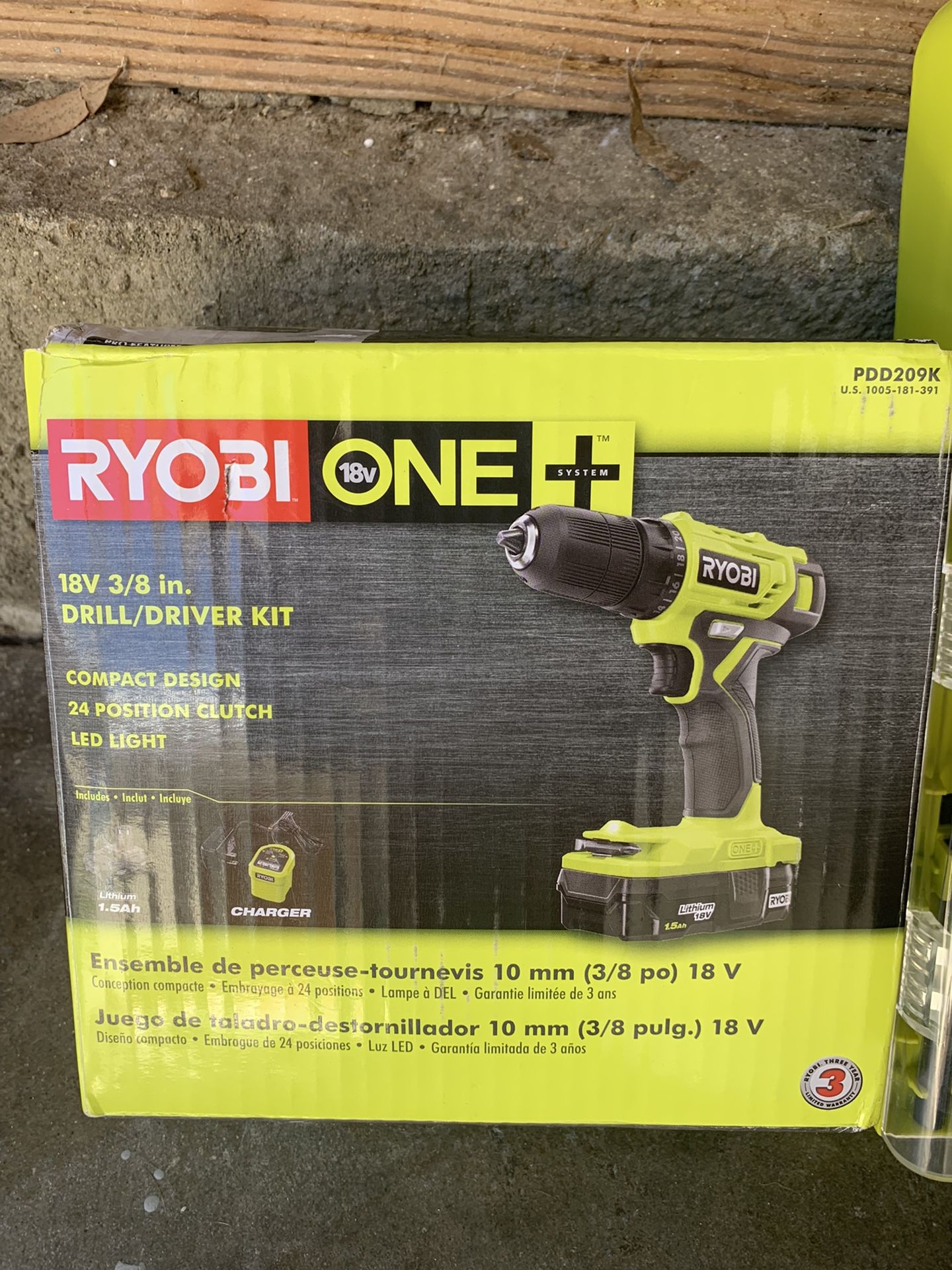 Ryobi One Drill & Drillset - Brand New