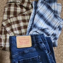 Set Of Boys Size 10-12 Clothes 