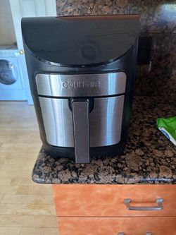 Gourmia Digital Air Fryer – Stainless Steel & Black