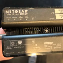 Netgear CM500 Modem
