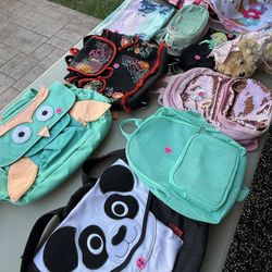 Assortment Of Girls Purses/backpack/bags