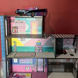 LOL Surprise OMG House Real Wood Dollhouse 