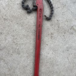 Reed WA24A 3” Strap chain wrench 