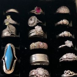 9.25 Real Siver Rings