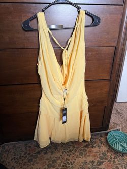 Yellow dress