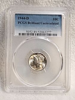 #806 Mercury Dime 1944 D