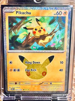 Pikachu 041/128 Me: 30th Celebration Holo