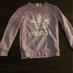 Adidas purple sweatshirt