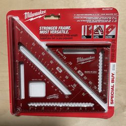 Milwaukee 7” Rafter Square & 4 1/2” Trim Square Set