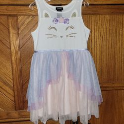 Girl's Size 7 Unicorn Dress Tulle PRICE IS FIRM
