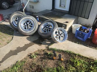 14x7 Oldsmobile Hurst Chrome Rally Wheels