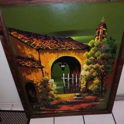 Ashbrook oil Painting framed low price rare OOP PAINTING SIGNED.