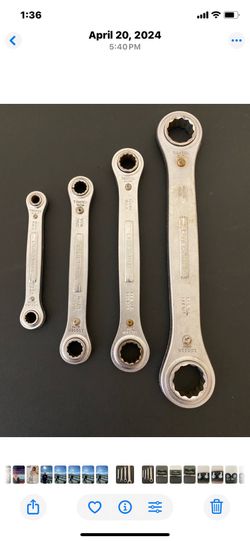 Vintage Craftsman Ratcheting Box Wrench Set