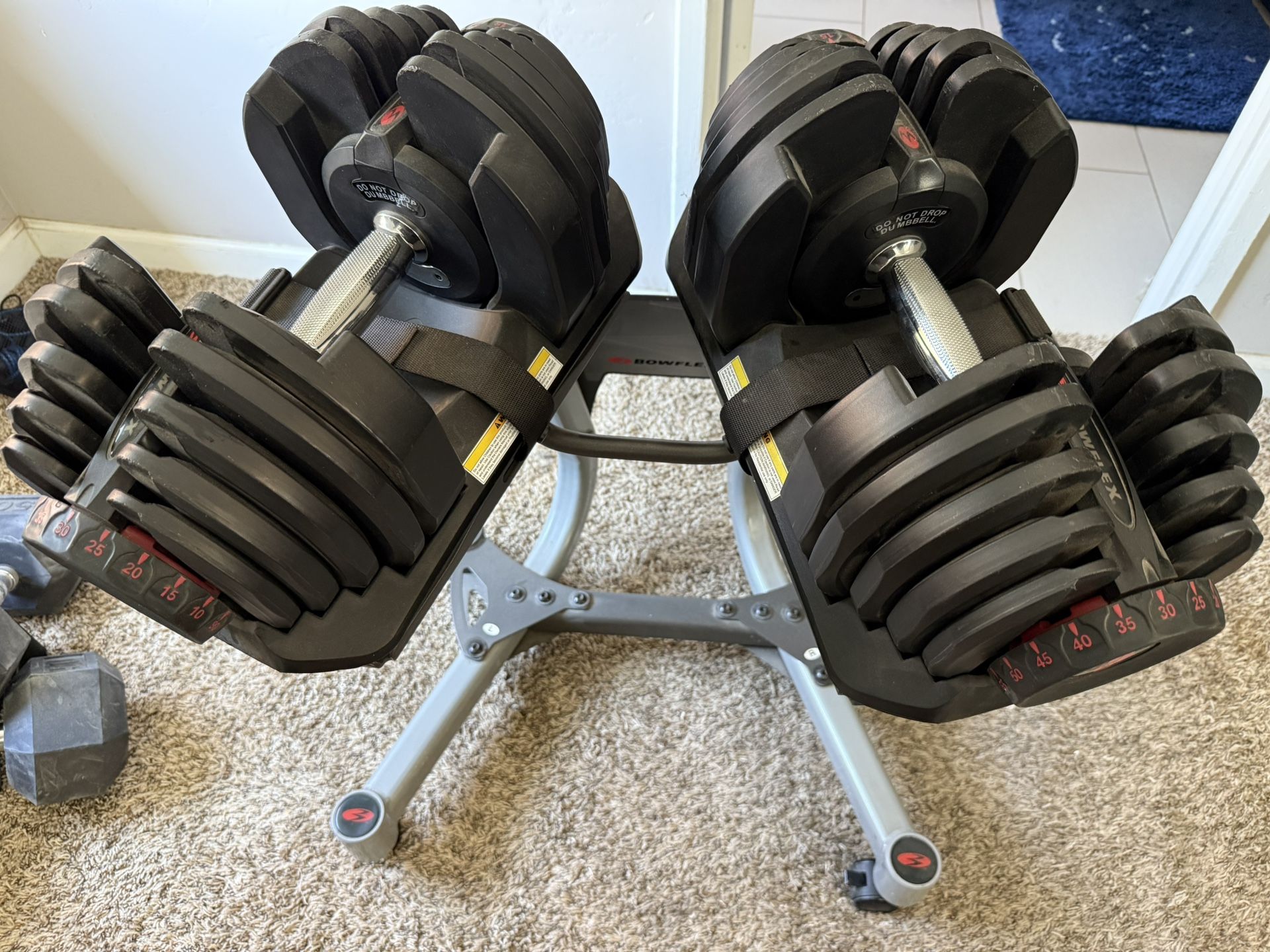 Bowflex Adjustable Dumbbells With Stand