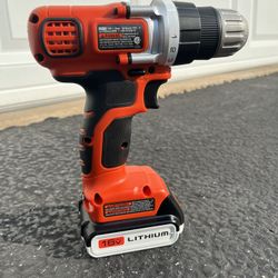 Black & Decker 16V Max DC cordless drill