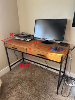 Desk with two drawers