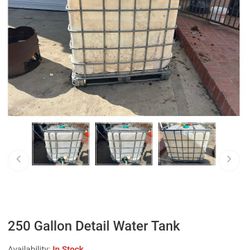 250 Gal Water Tank