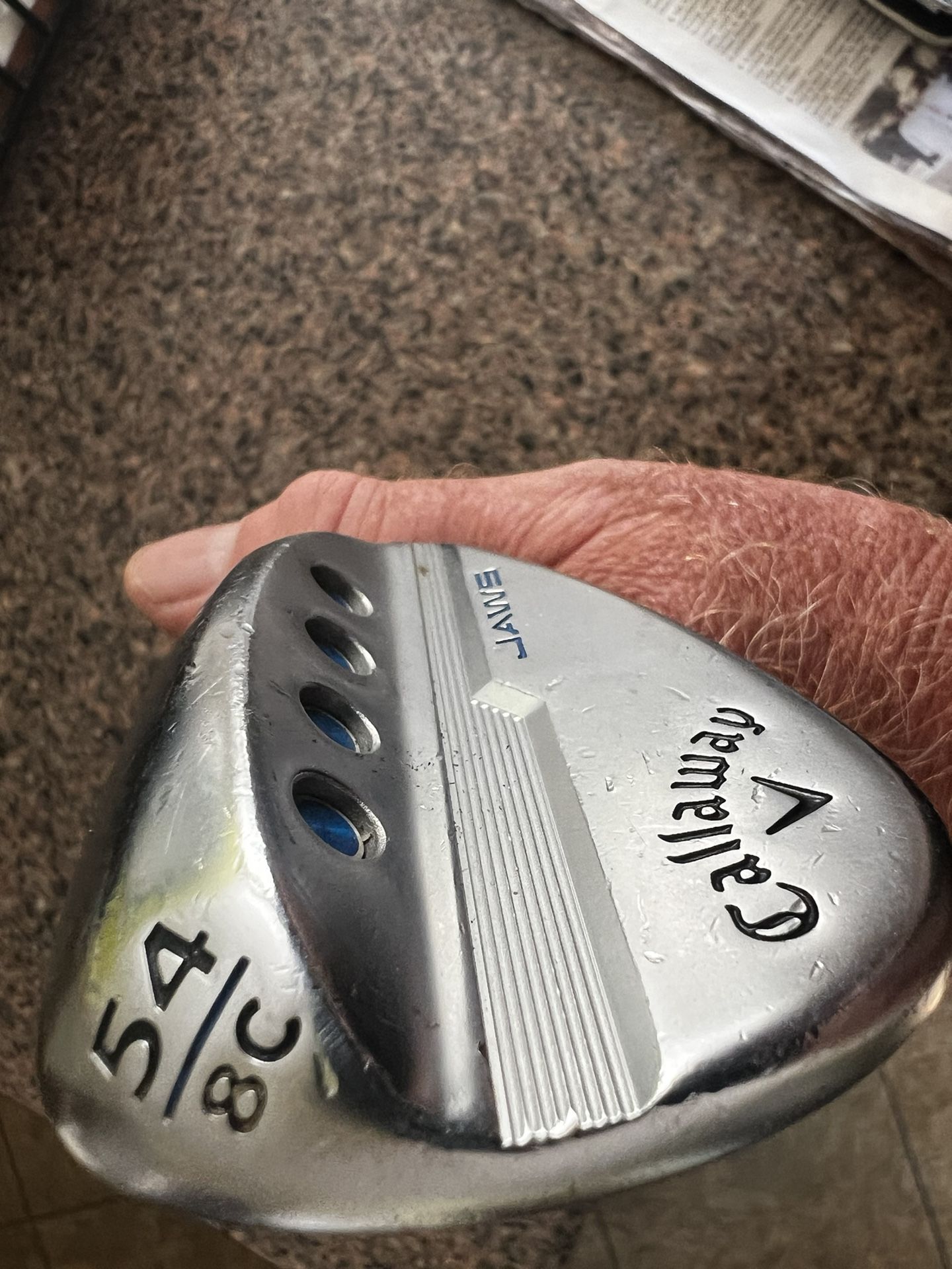 Callaway, right hand 54°, Jaws, chrome sand, wedge, Precision wedges, $59