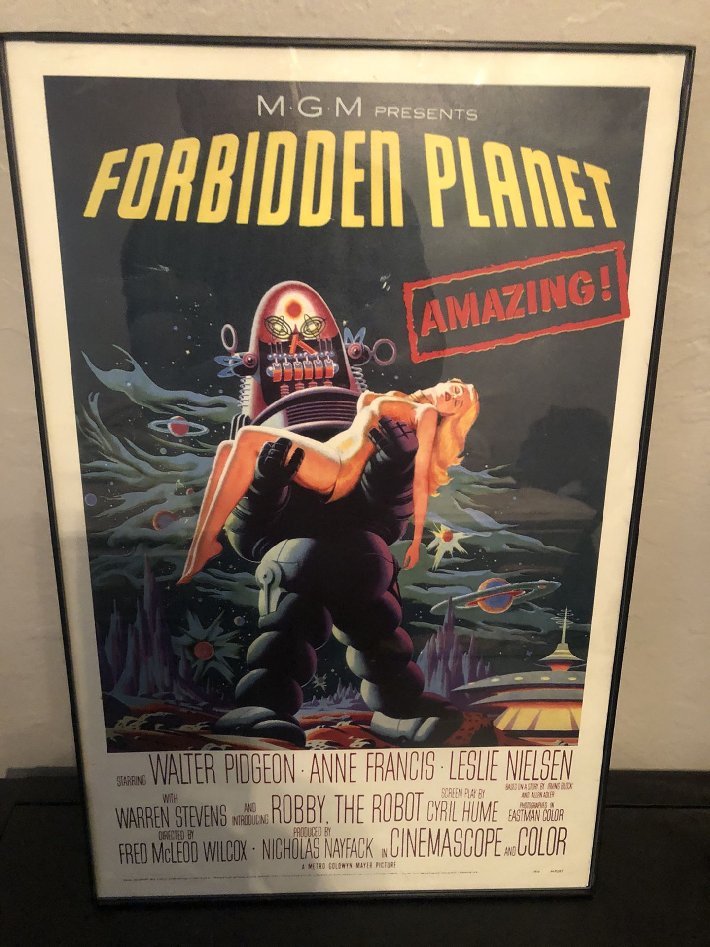 Forbidden Planet Miniature Movie Poster 11”x17”