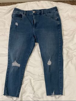 Express High-Rise Cropped Skinny Jeans — Ultra Hyper Stretch Denim