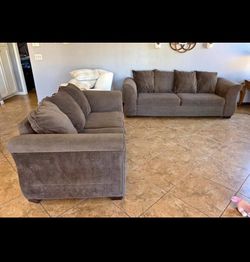 Couch and love seat