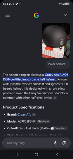 Brand new lightweight carbon fiber helmet size medium